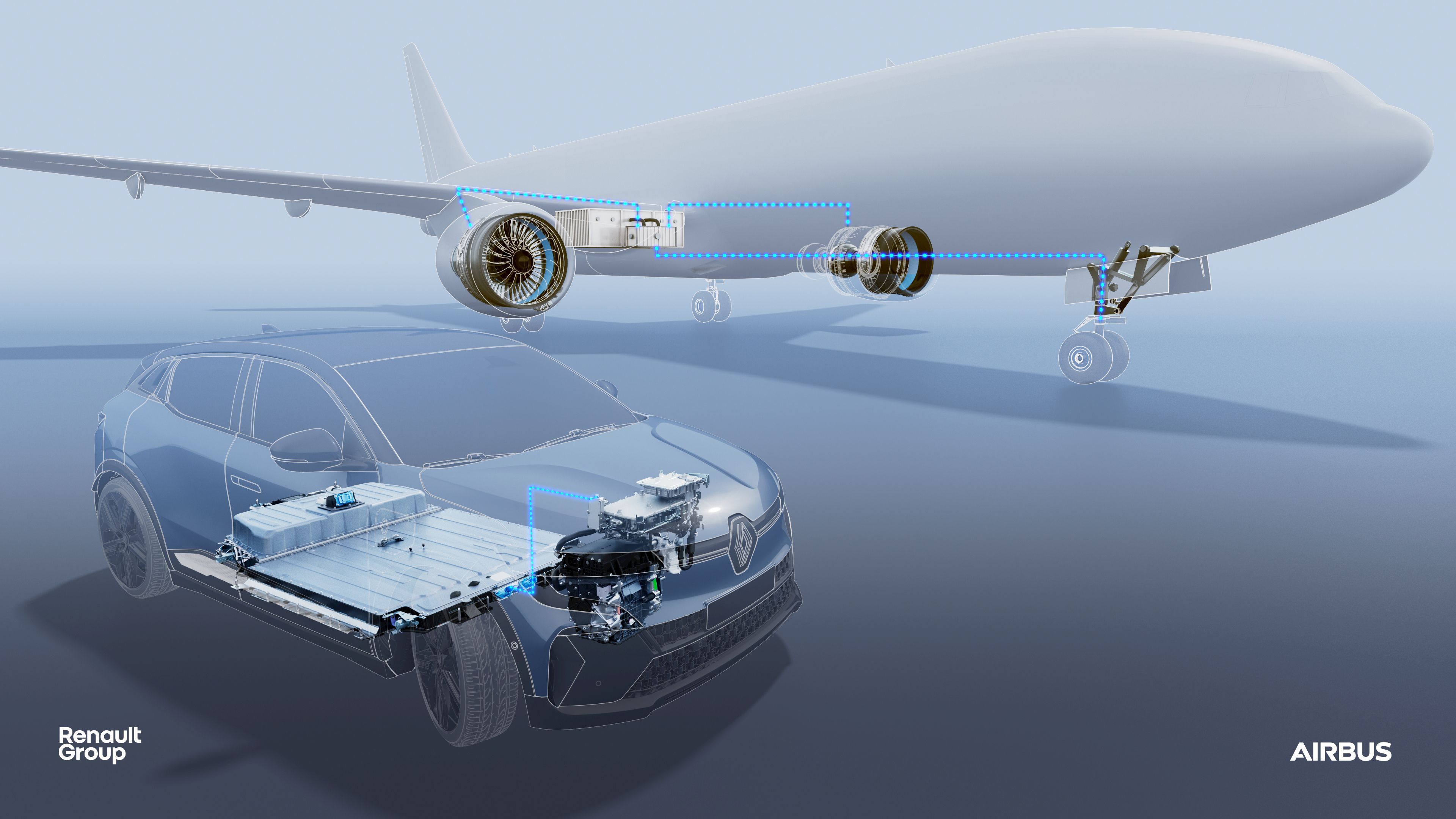 Renault y Airbus se unen para desarrollar baterías de coches eléctricos y aviones