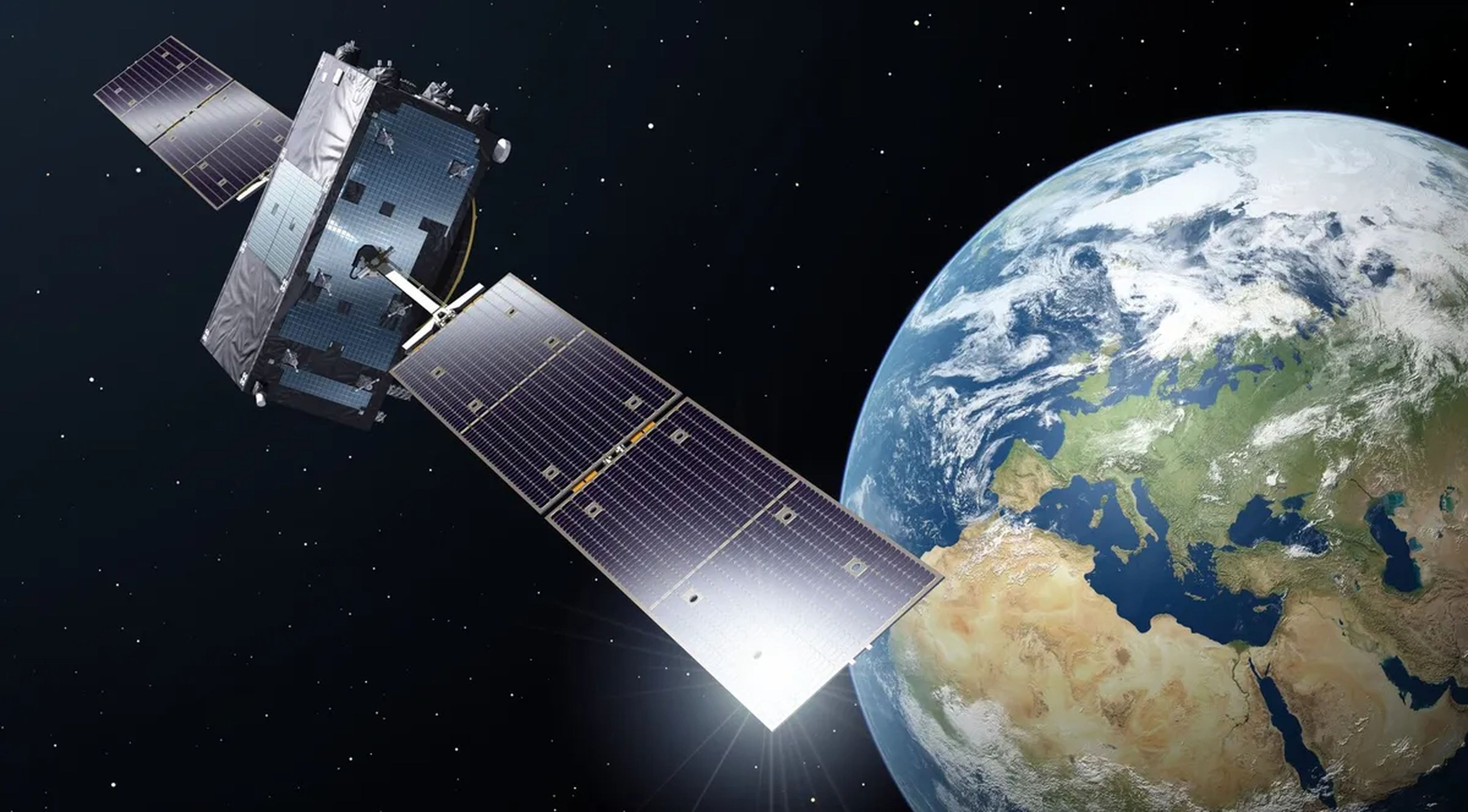 Imagen del satélite Galileo