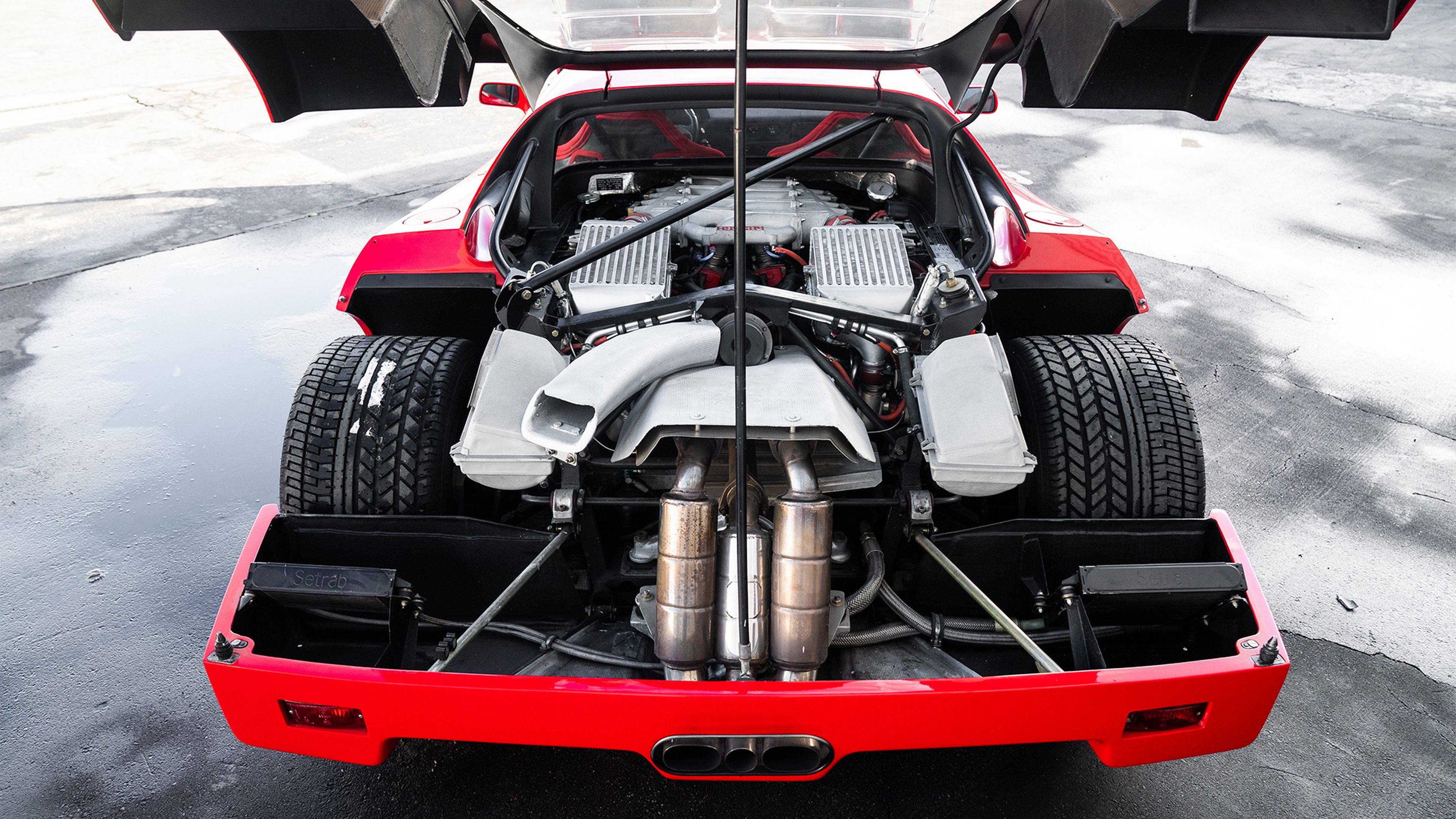 Motor V8 del Ferrari F40