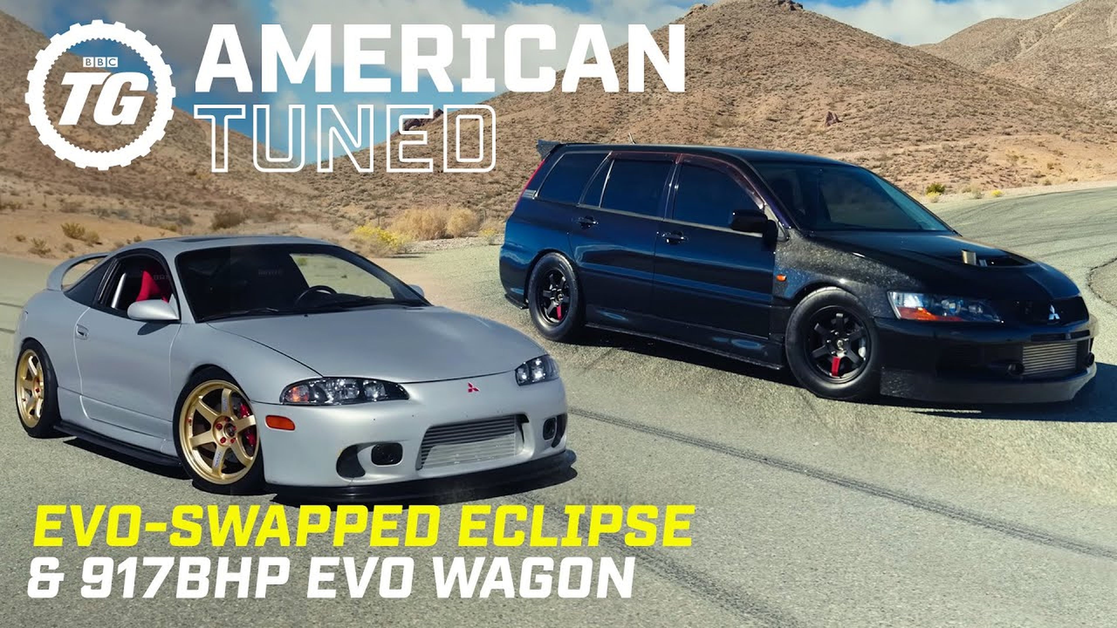 American Tuned: Mitsubishi Eclipse con motor de Lancer Evolution y Lancer Evolution Wagon con 917 CV