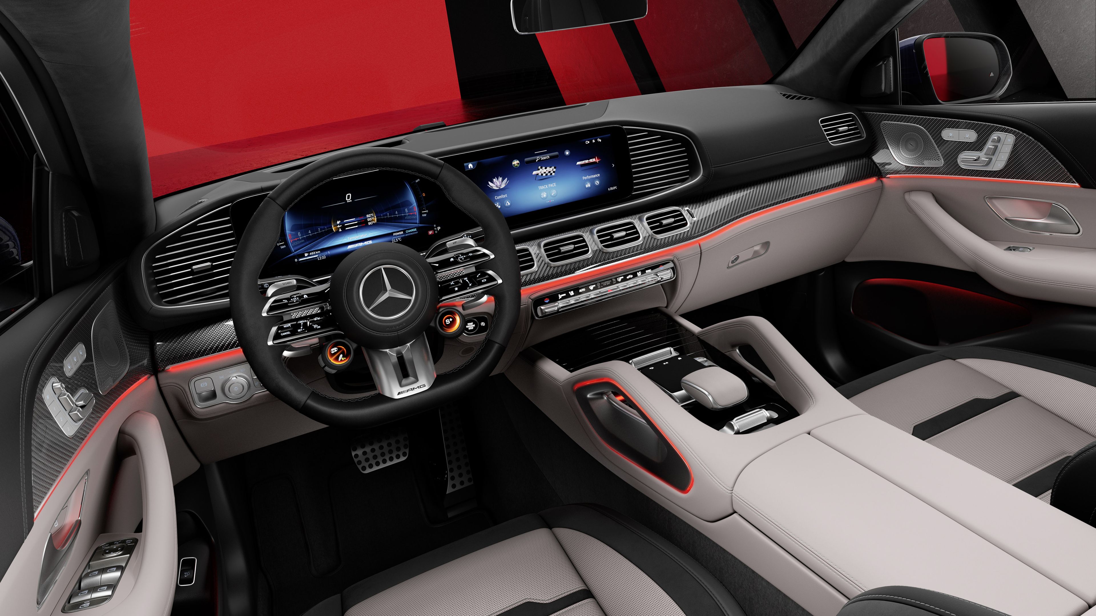 Interior del Mercedes GLE 2023