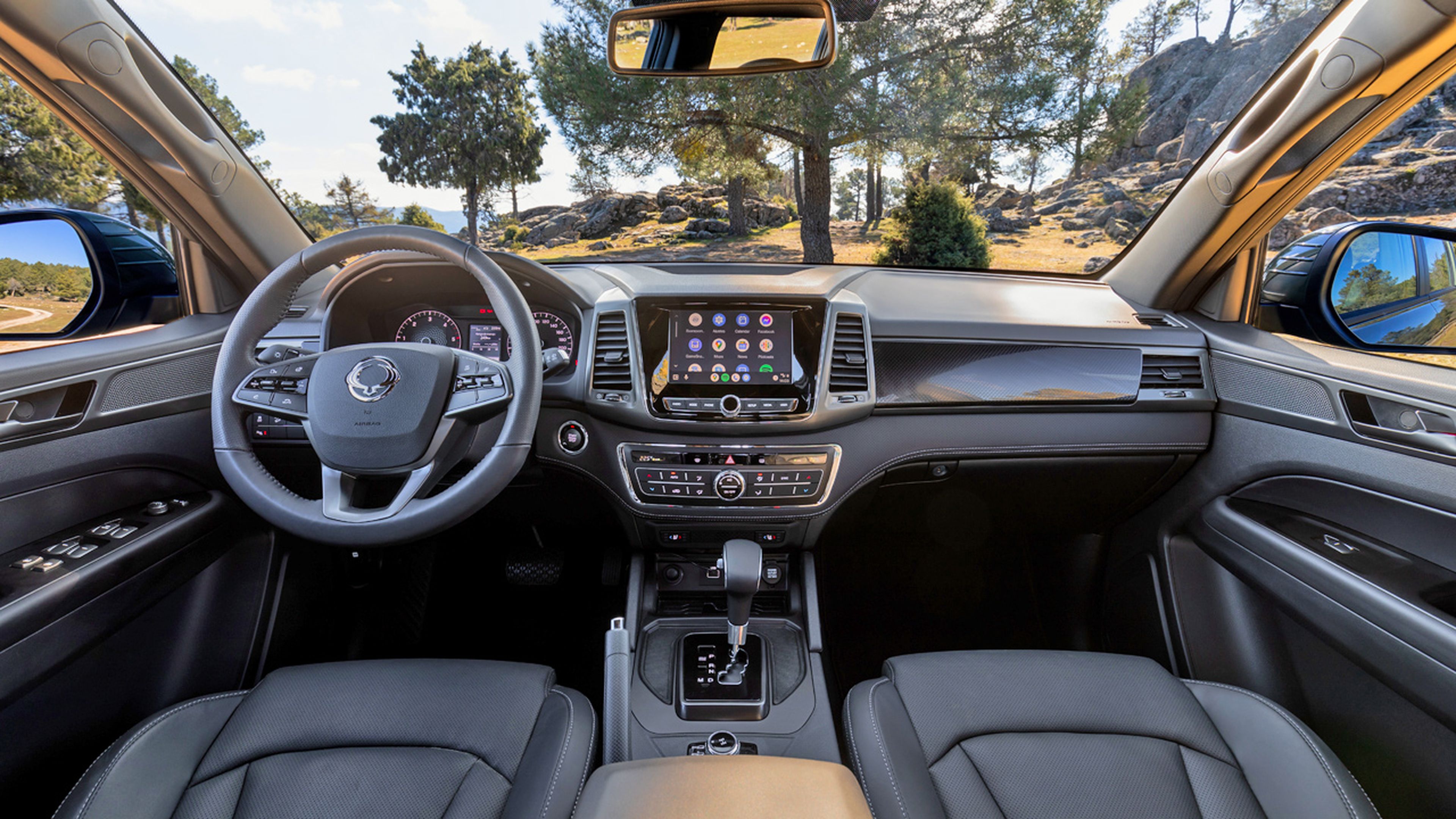 Interior del SsangYong Musso SPorts