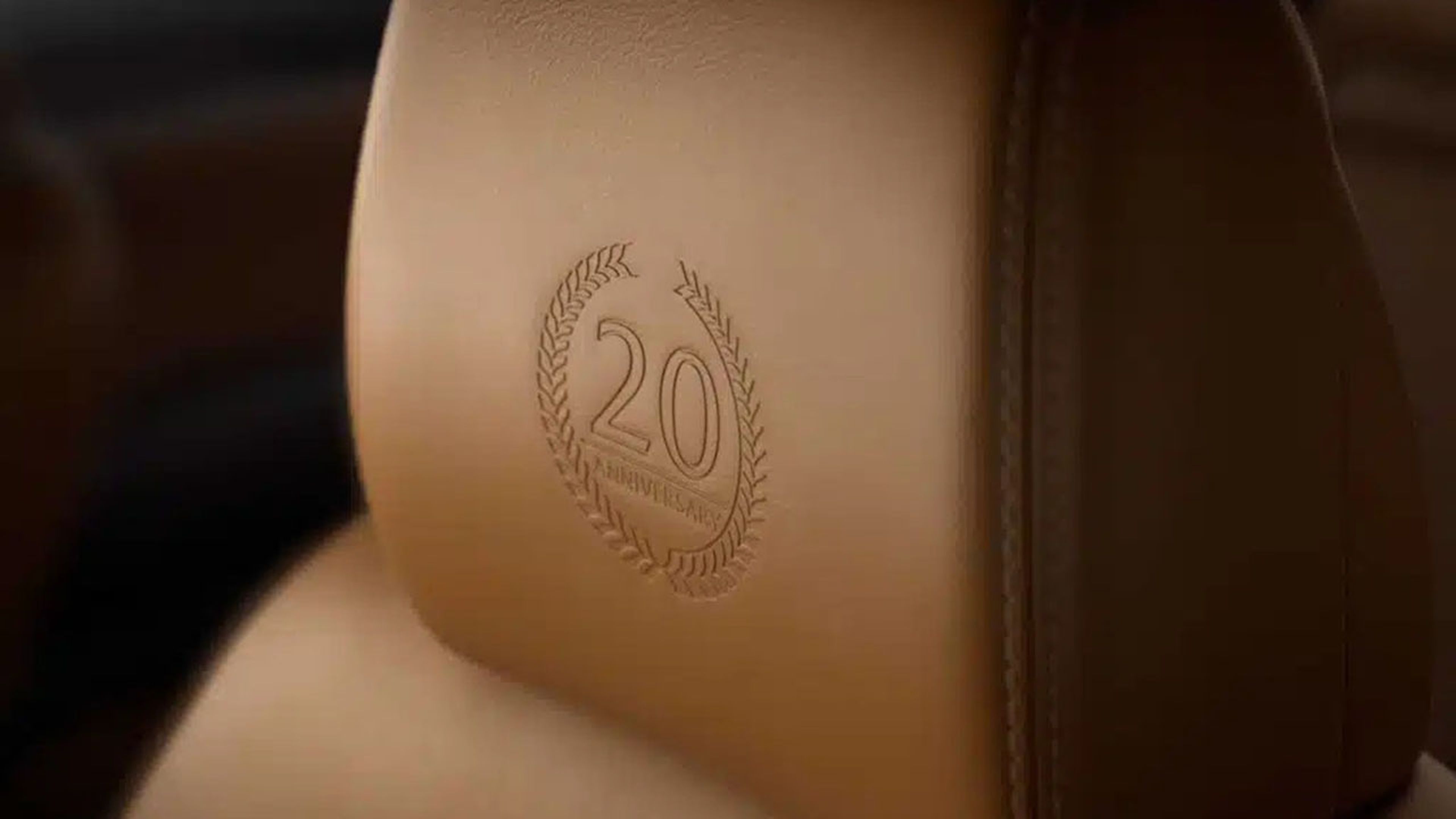 Asiento de cuero de la edición especial 20 Aniversario del Mazda 6.