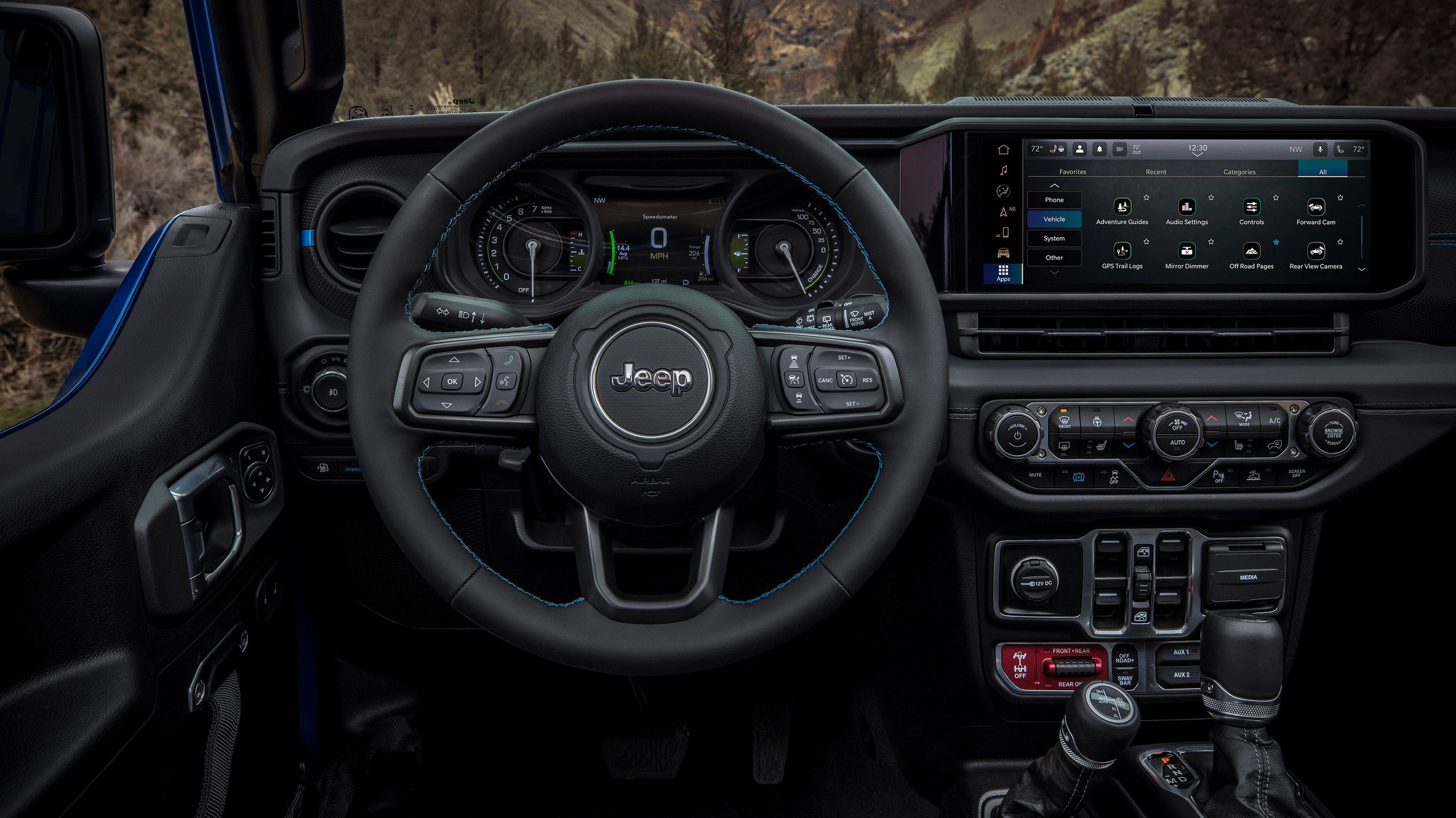 Interior del Jeep Wrangler 2024