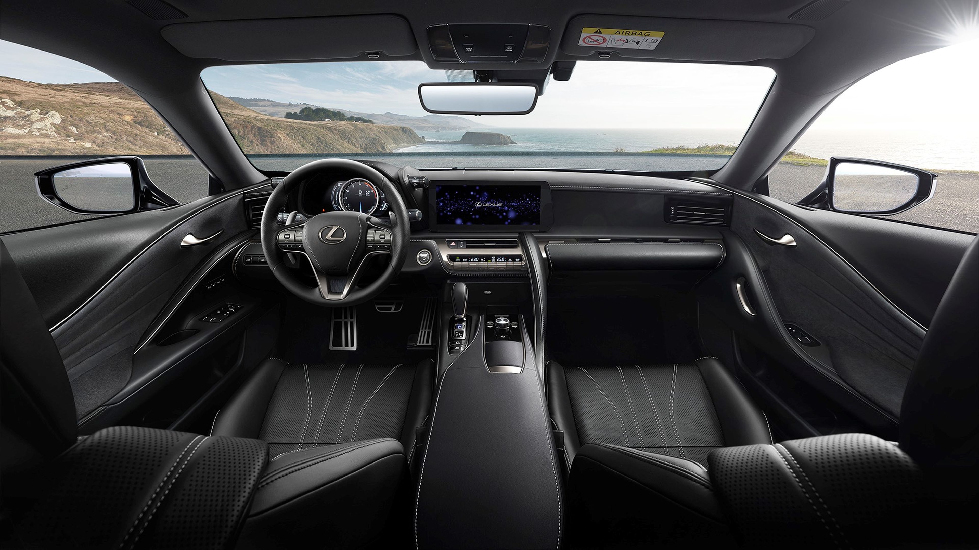 Interior del Lexus LC 2024