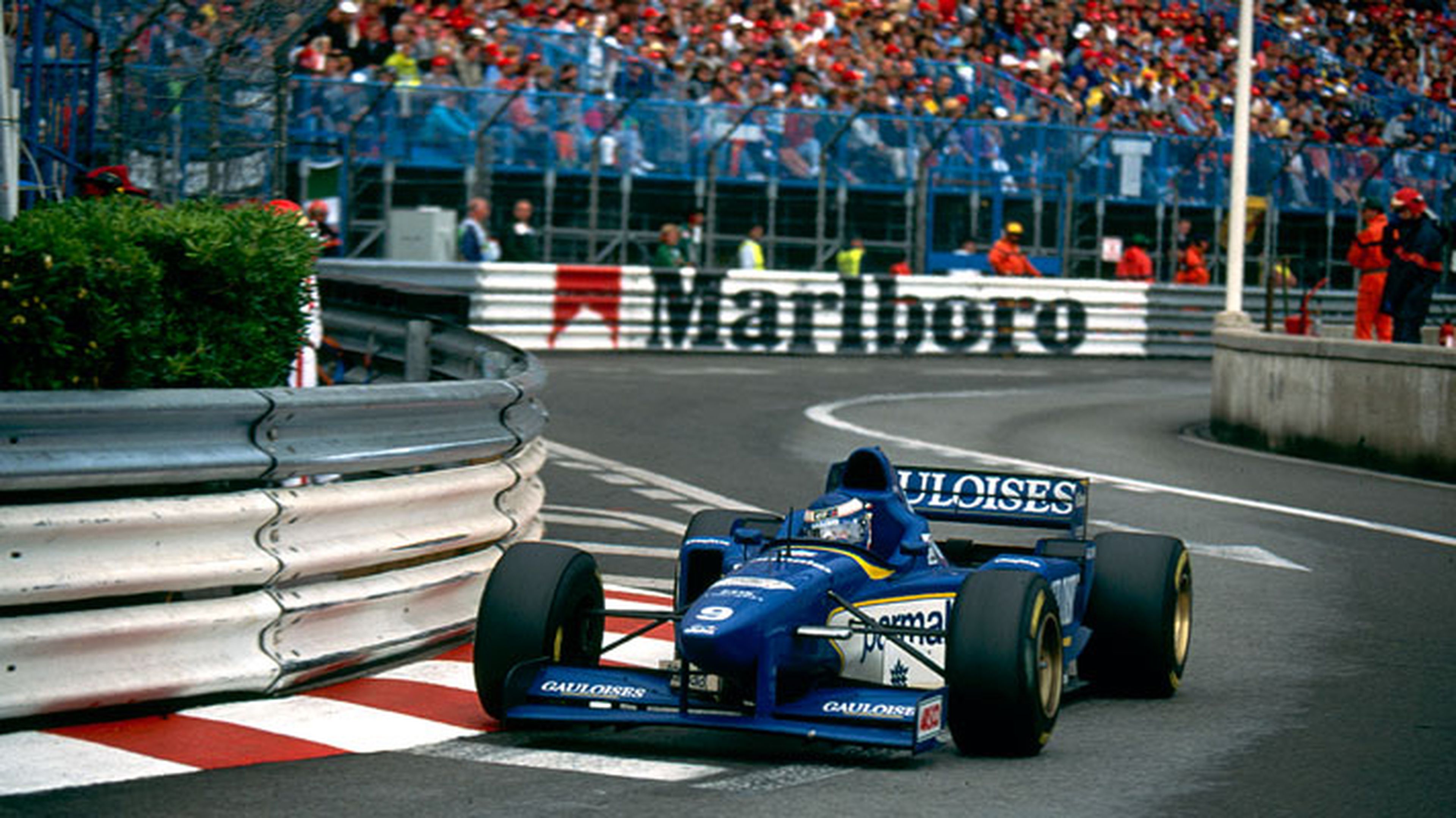 Olivier Panis en el GP de Mónaco de Fórmula 1 1996
