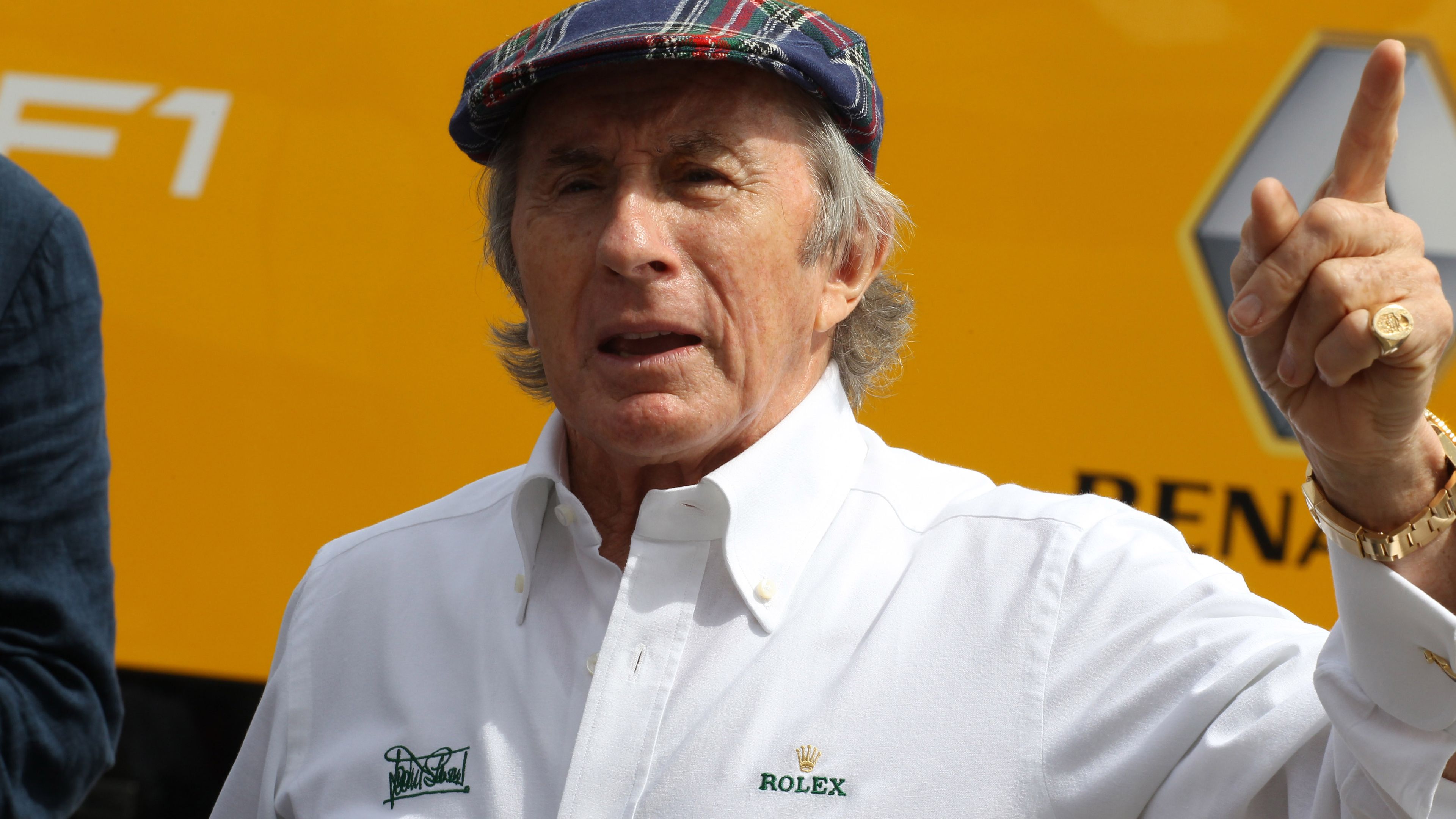 Jackie Stewart en el GP de Miami de Fórmula 1 2023