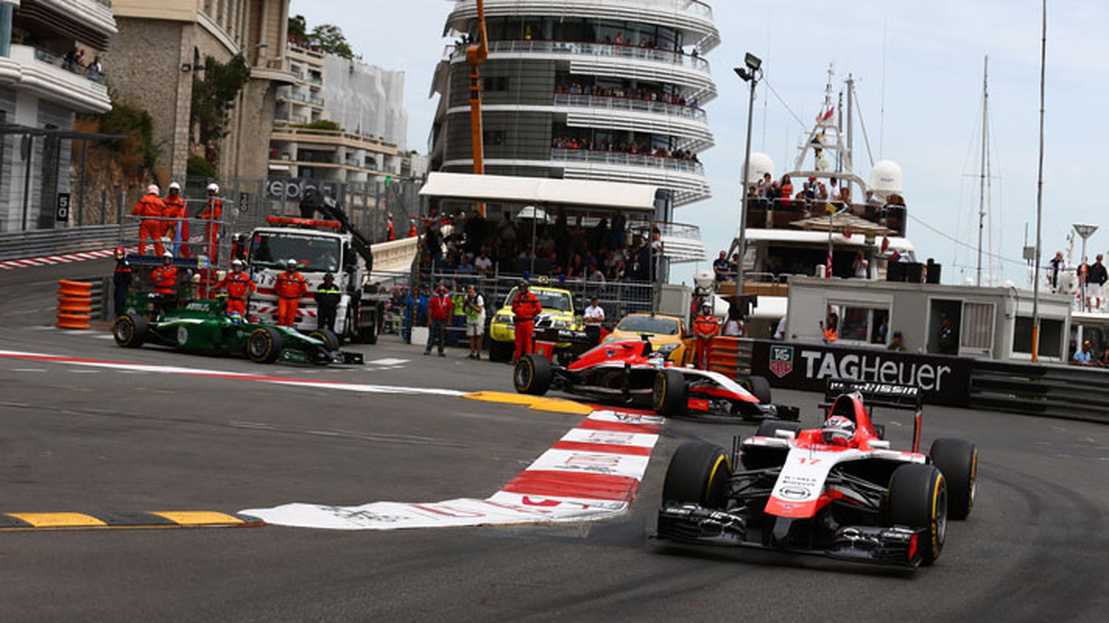 Jules Bianchi en el GP de Mónaco de Fórmula 1 de 2014