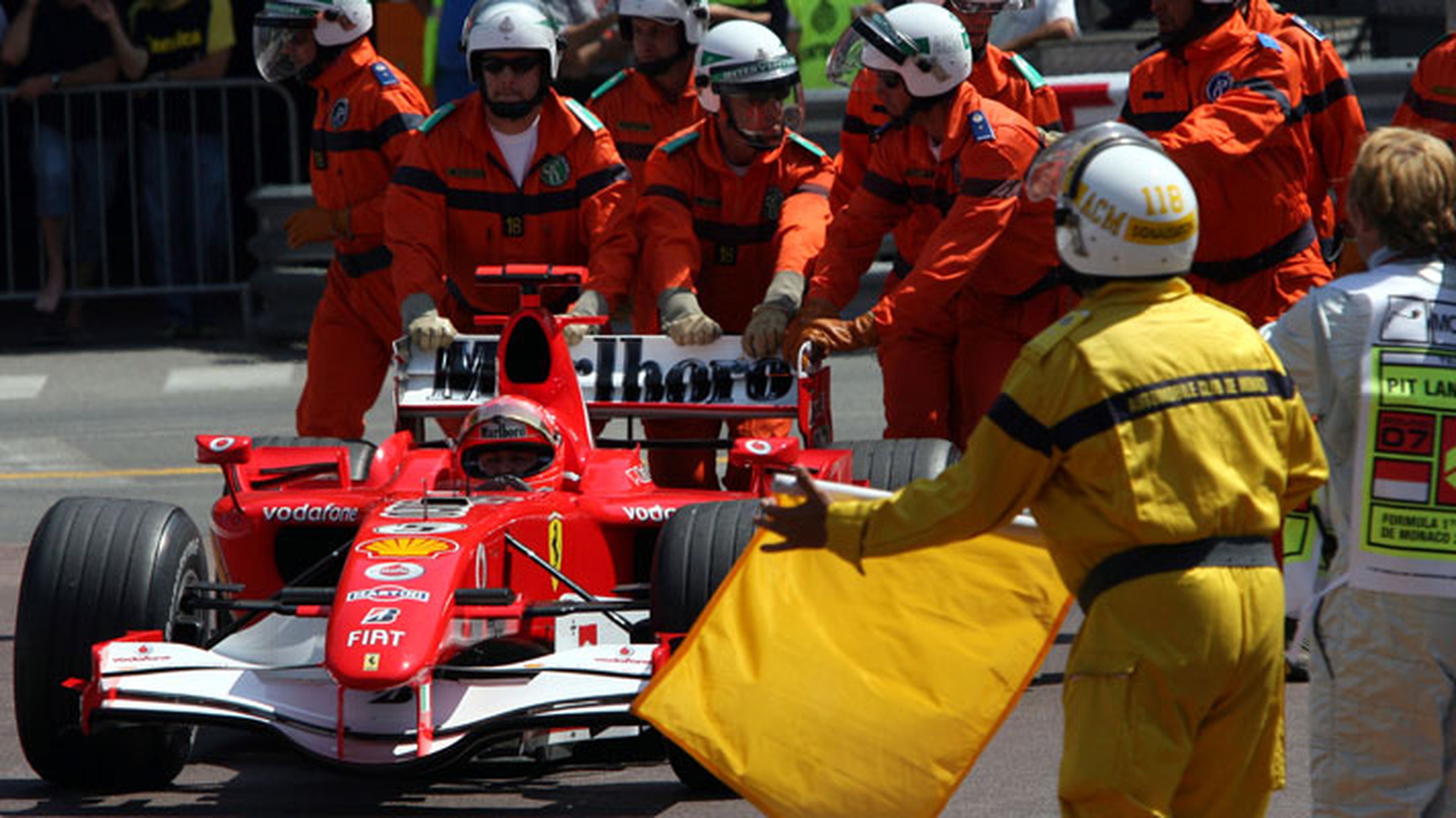Michael Schumacher en el GP de Mónaco de Fórmula 1 2006