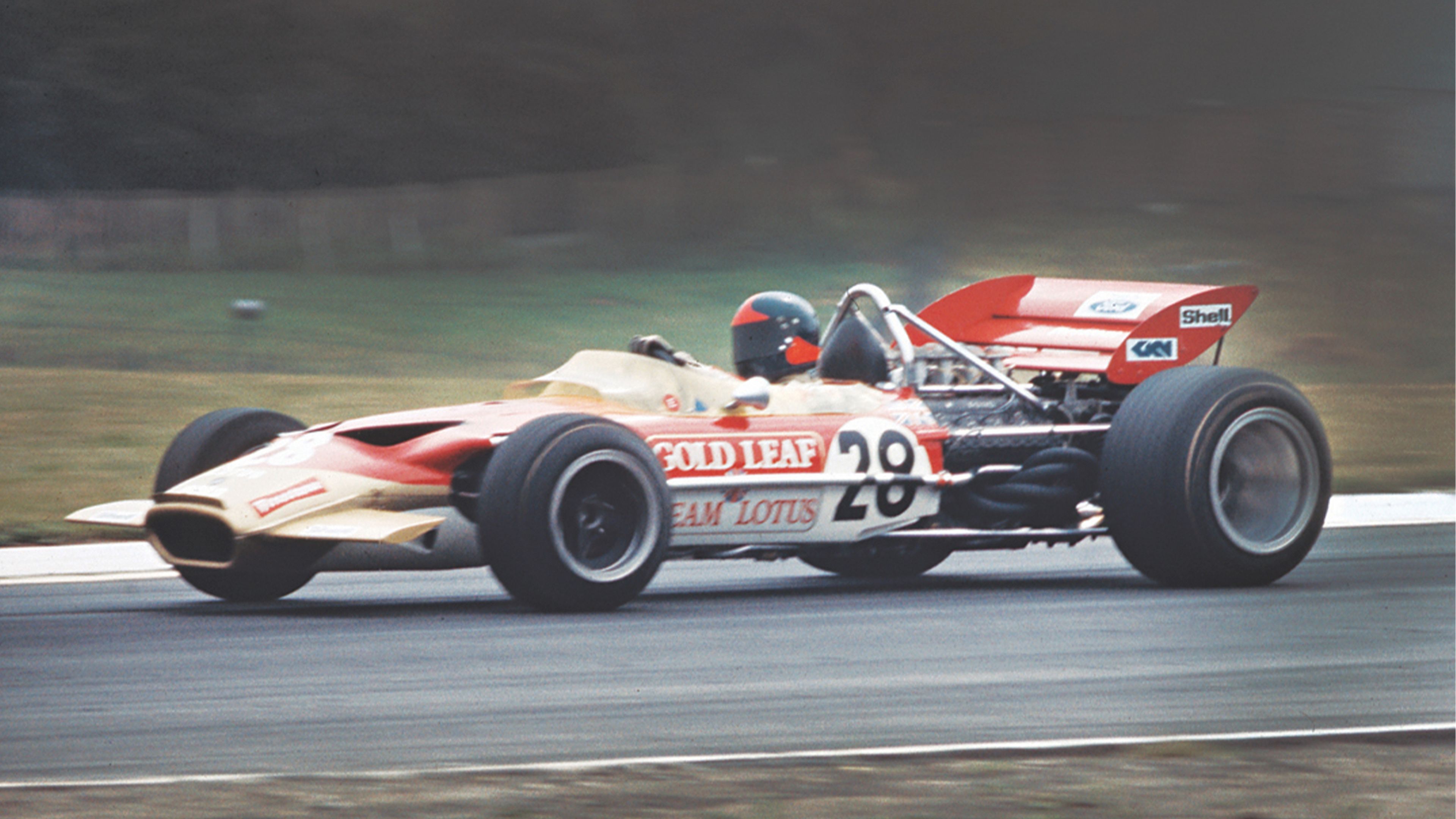 Emerson Fittipaldi en el Lotus 49, 1970