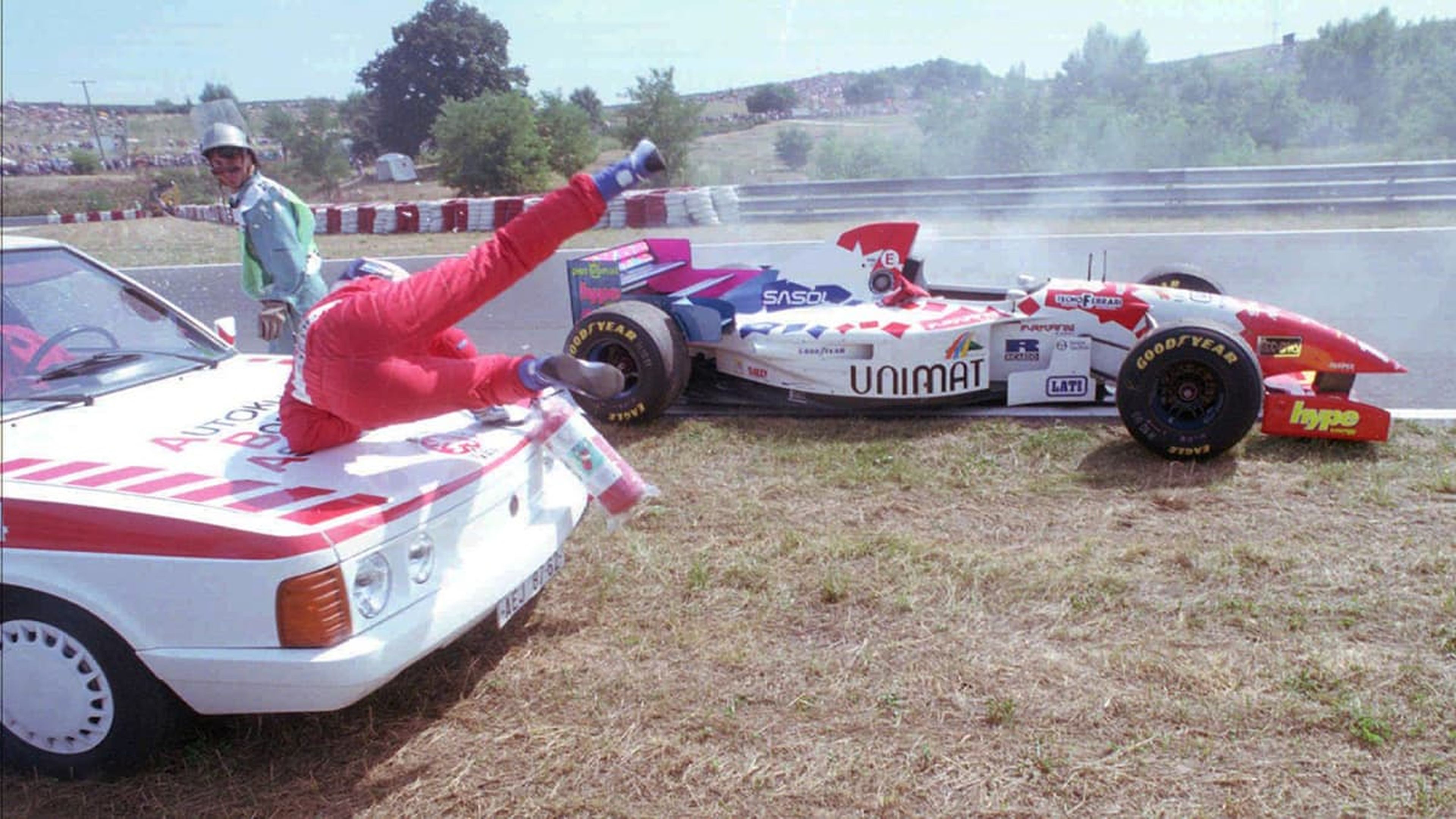 Taki Inoue atropellado en Hungría 1998