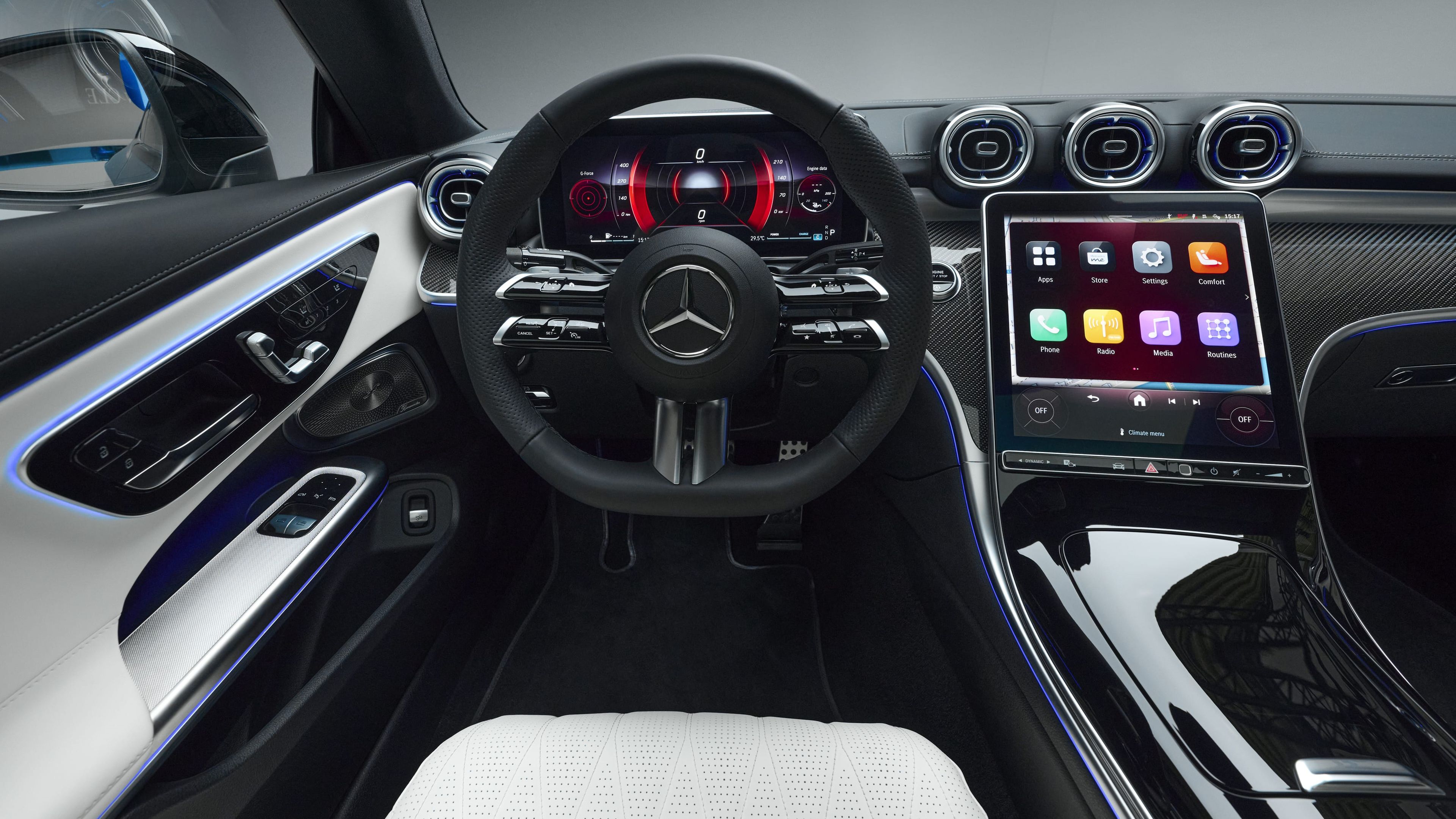 Interior del Mercedes CLE 2024