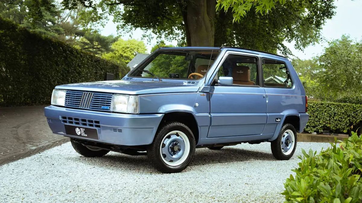 Restomod Fiat Panda 4×4 ricorda gli anni ’80 grazie a Van Roij e Kaeve Cars