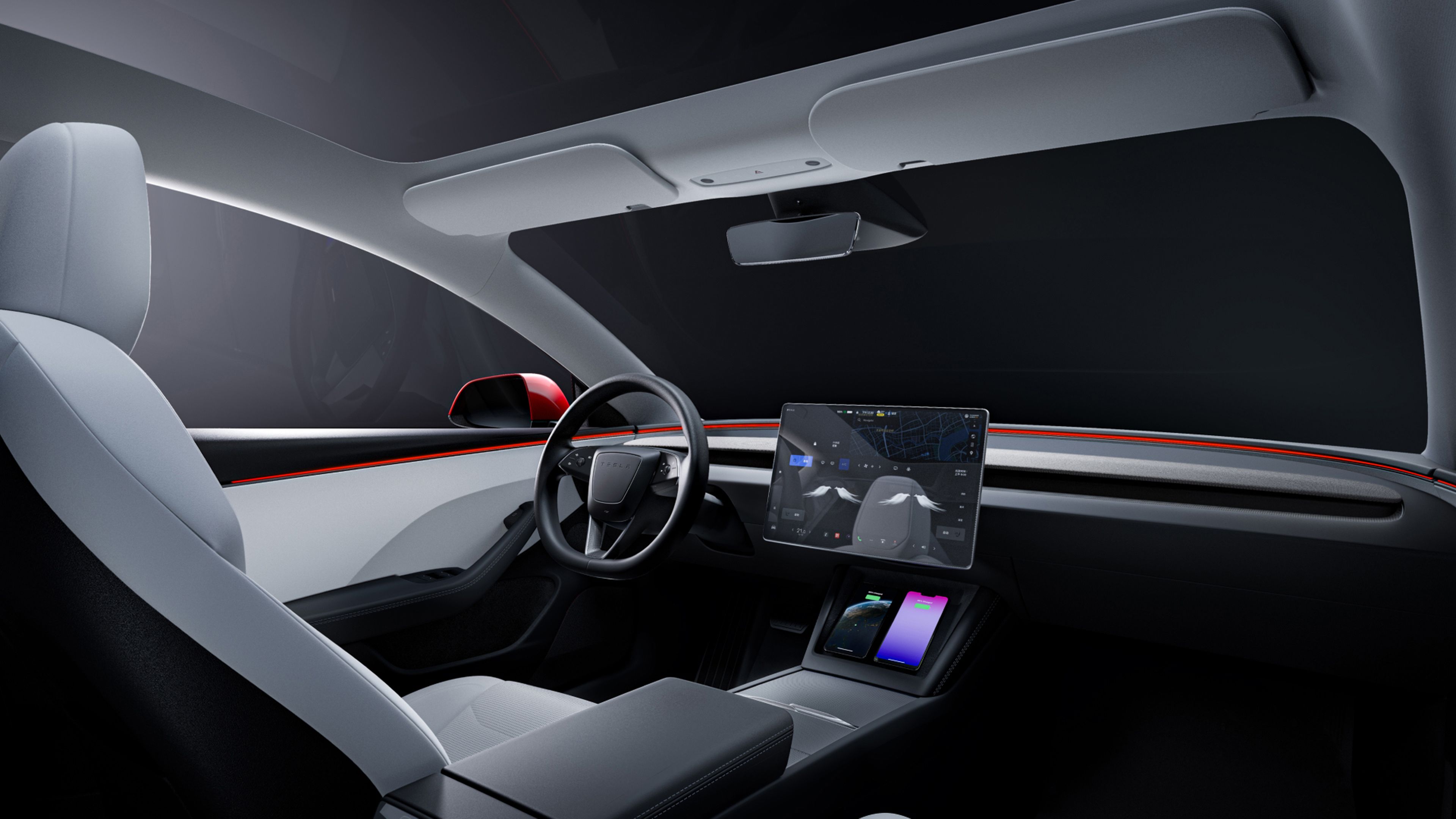 Interior del Tesla Model 3 2024