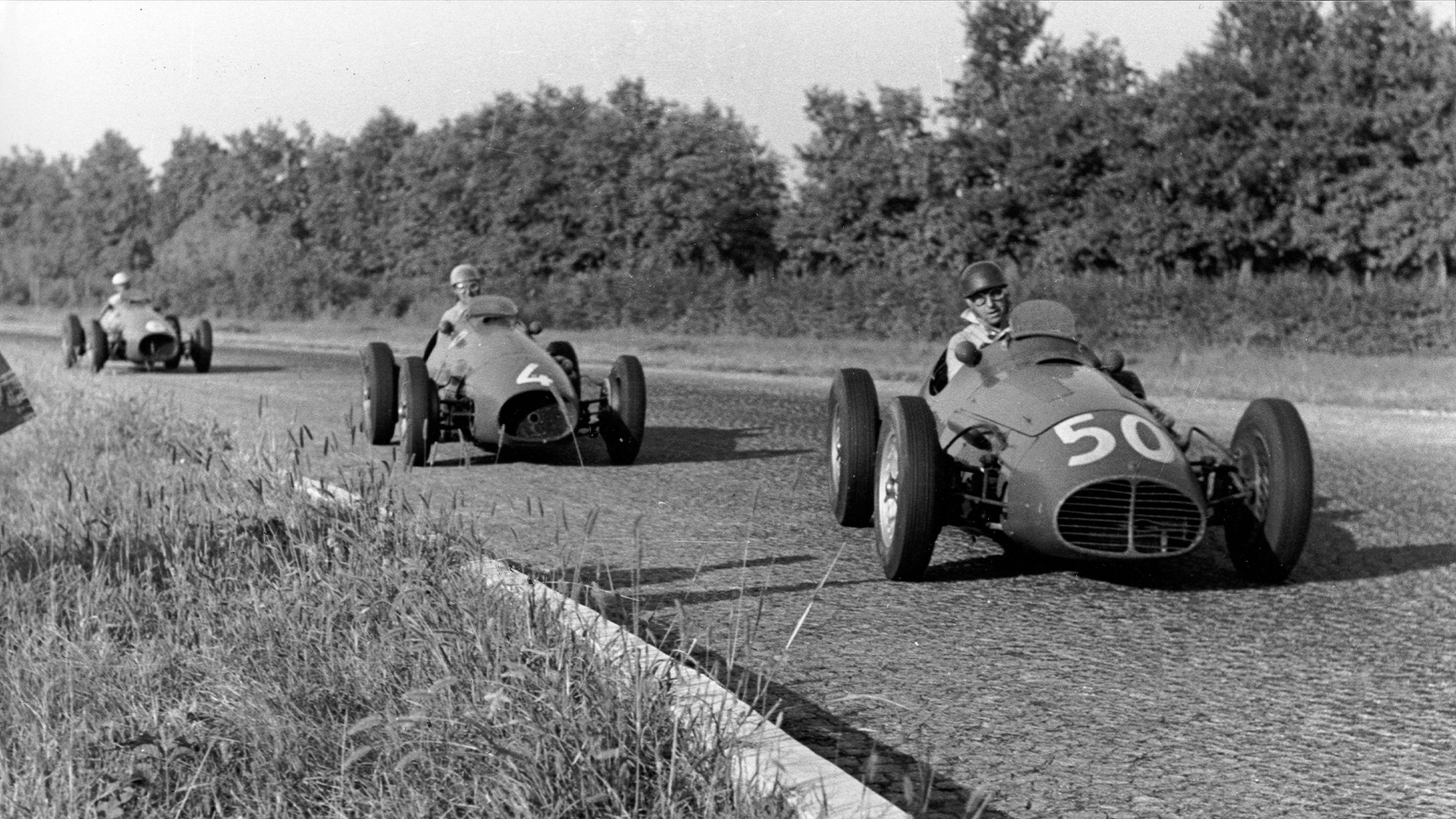Juan Manuel Fangio Maserati en Monza 1953