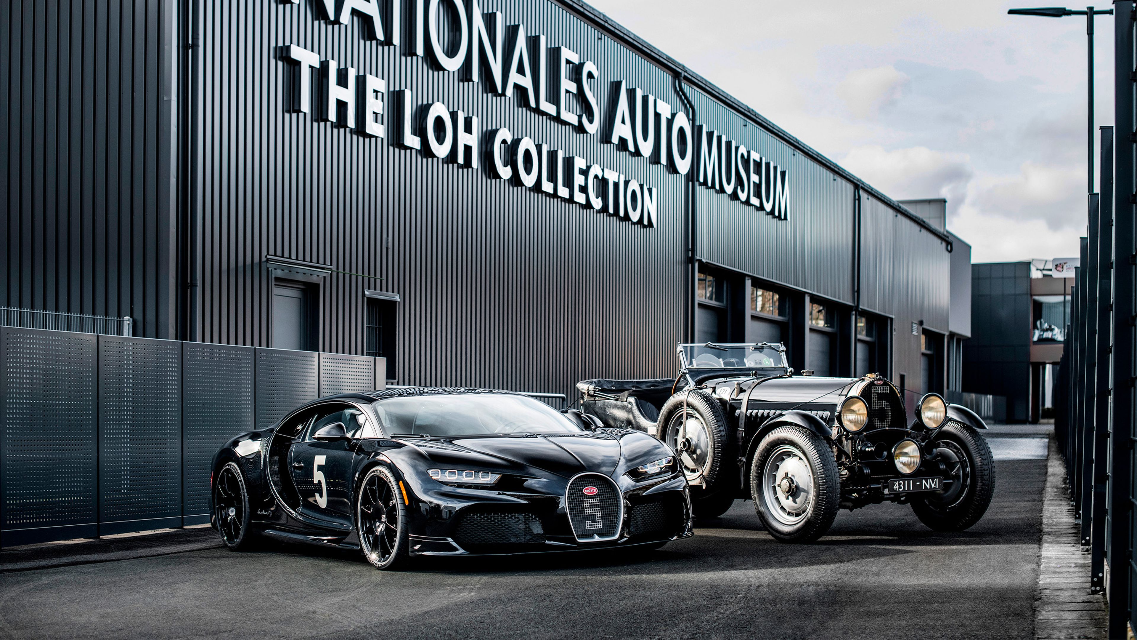 Bugatti Chiron Super Sport Hommage T50S y Bugatti Type 50S