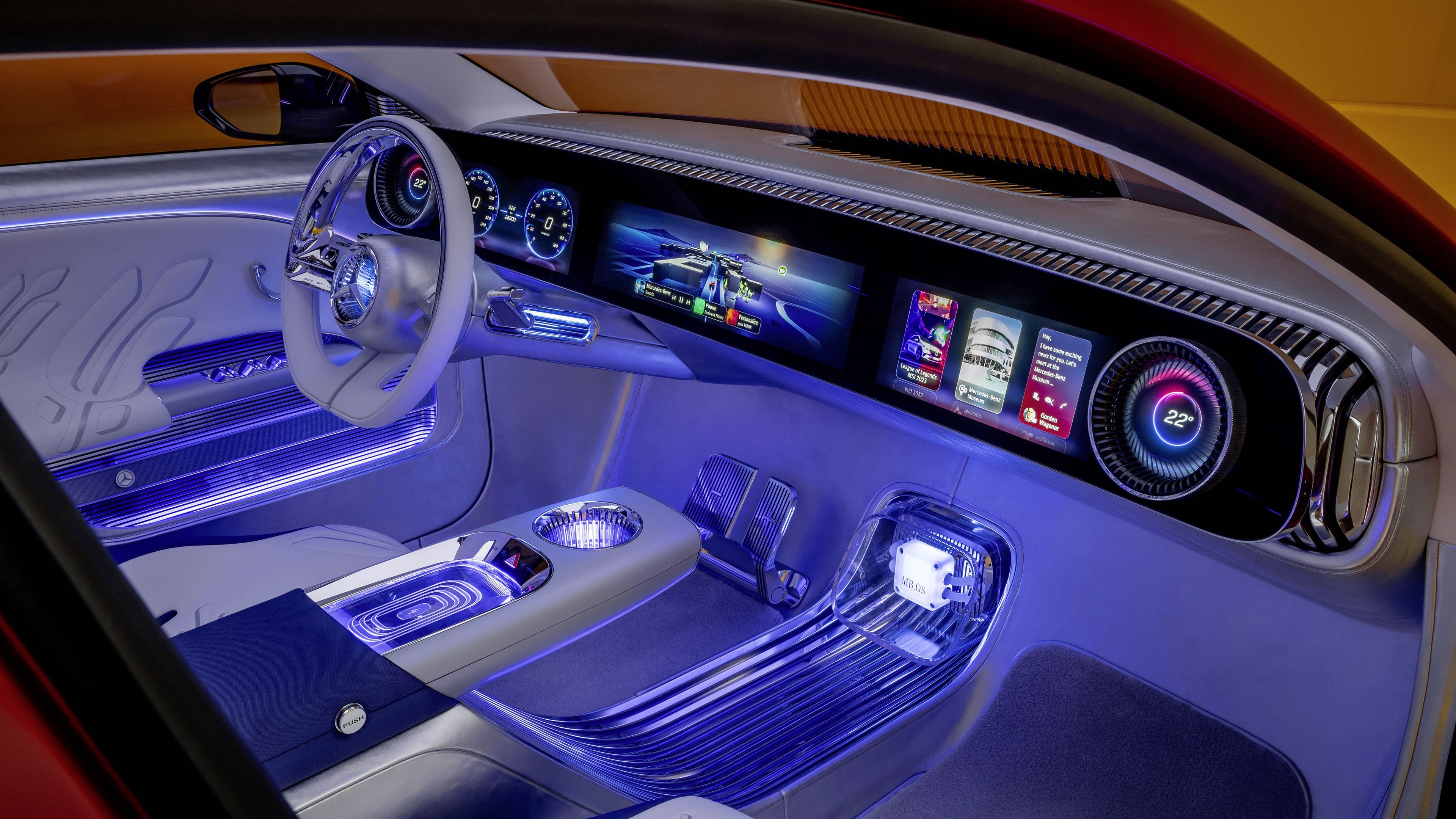 Interior del Mercedes CLA Concept