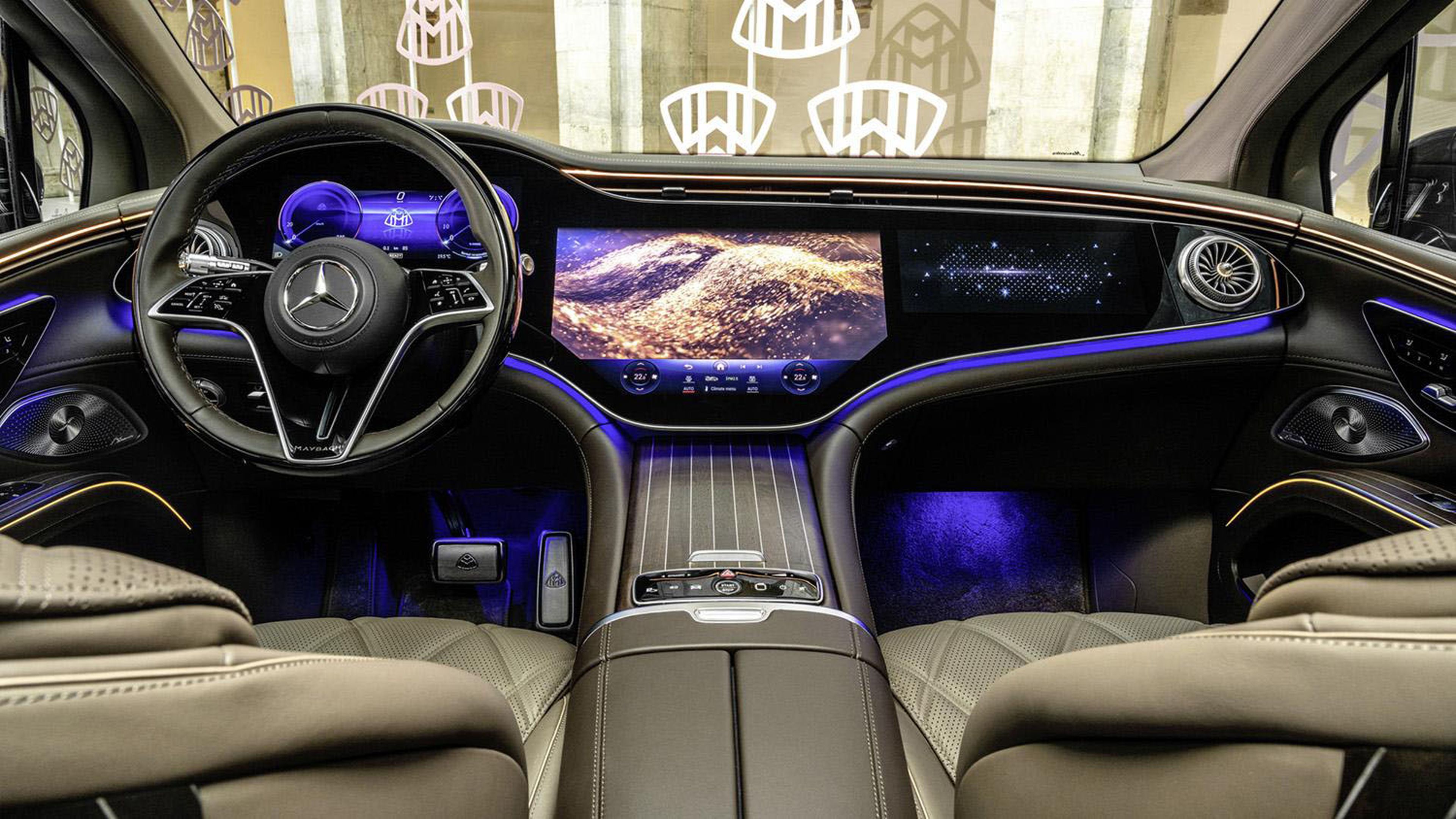 Interior del Mercedes-Maybach EQS SUV