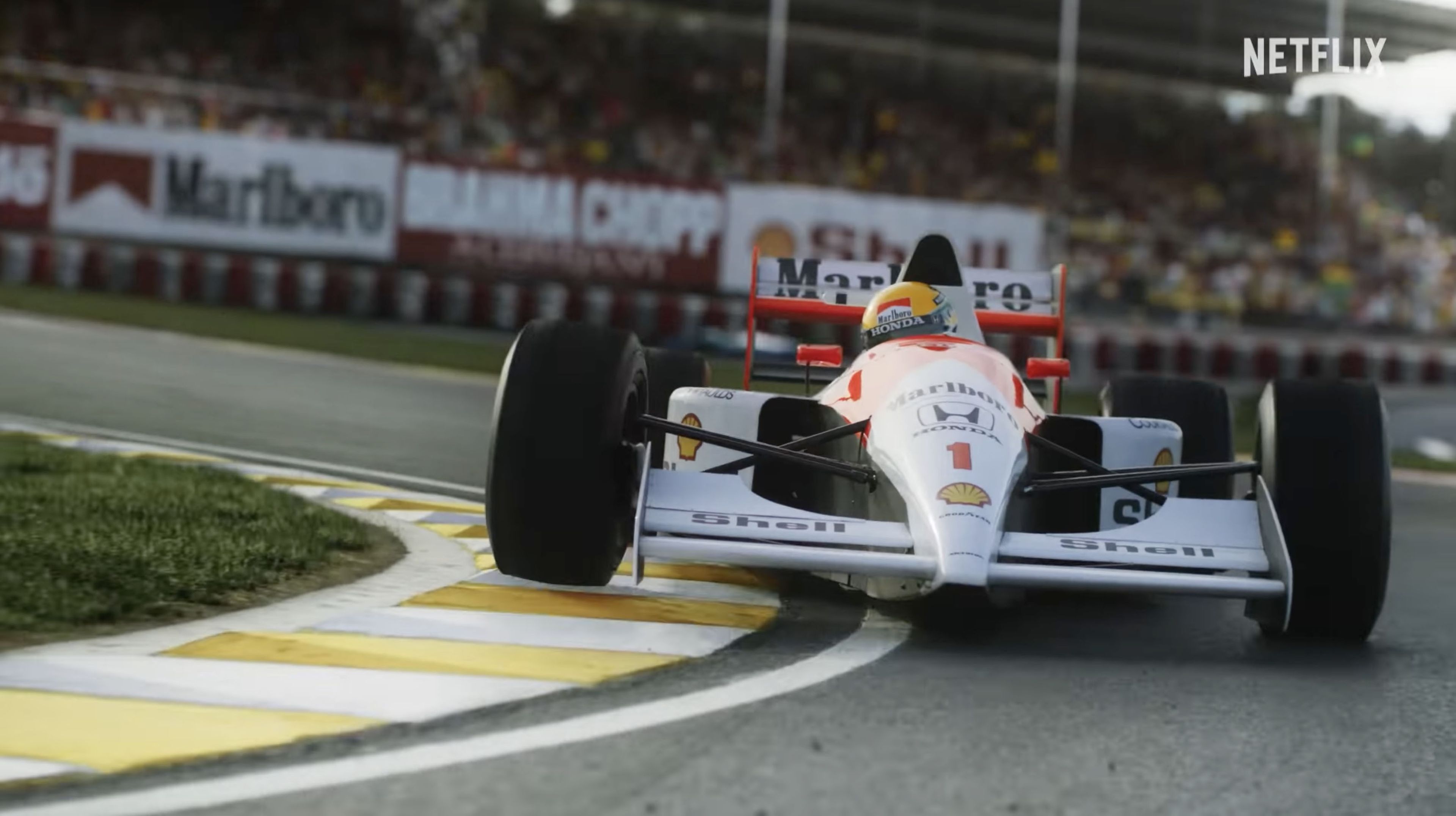 McLaren MP4/4 en el biopic de Ayrton Senna de Netflix