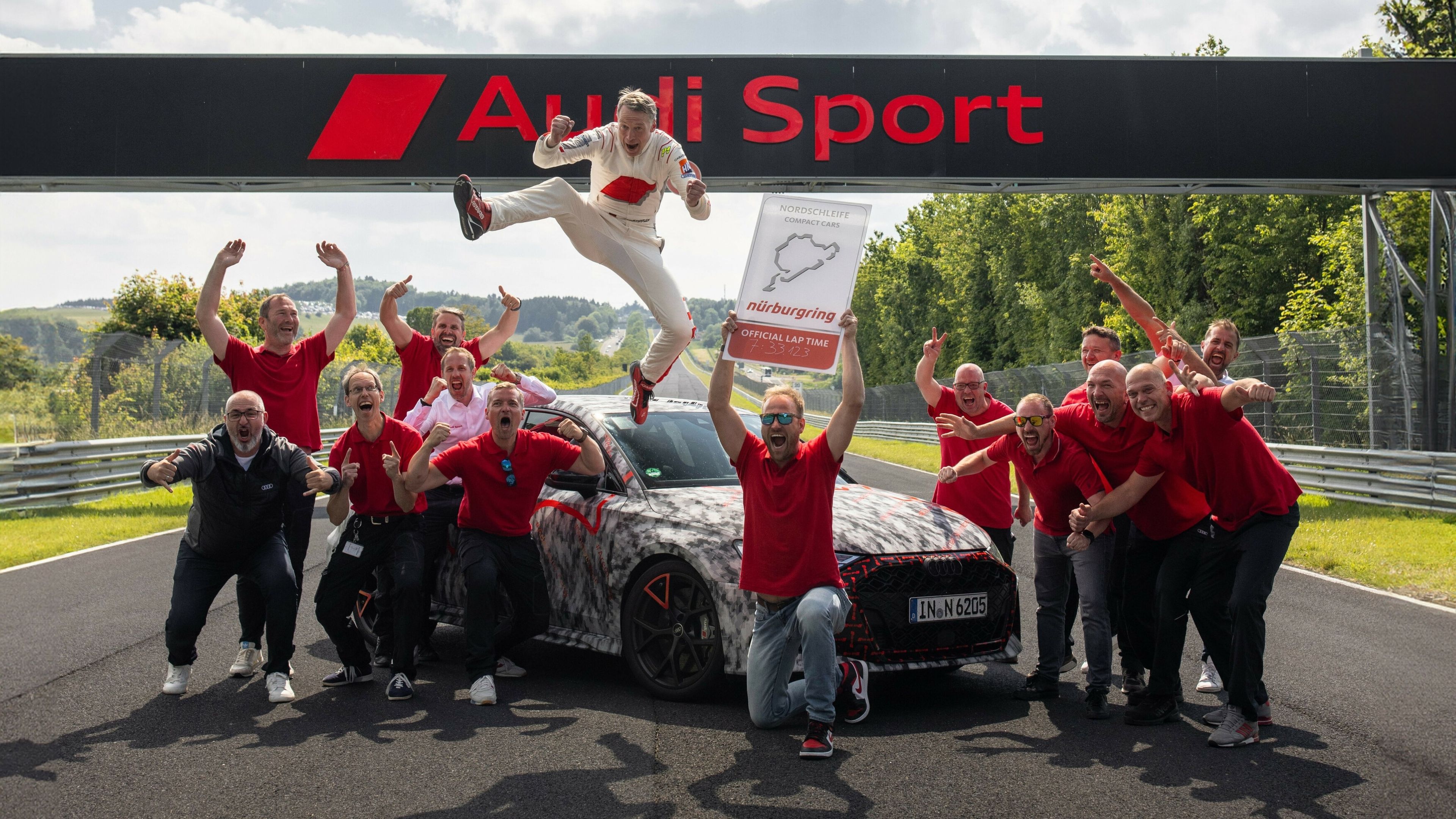 El Audi RS3 marca el récord de coches compactos en Nürburgring