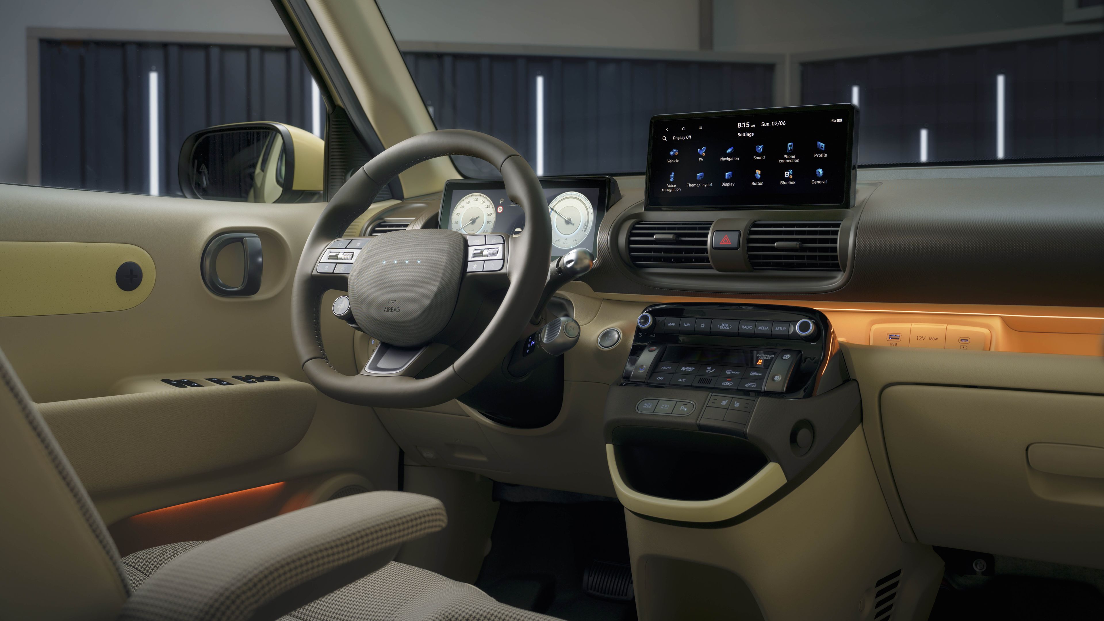 Interior del Hyundai Inster