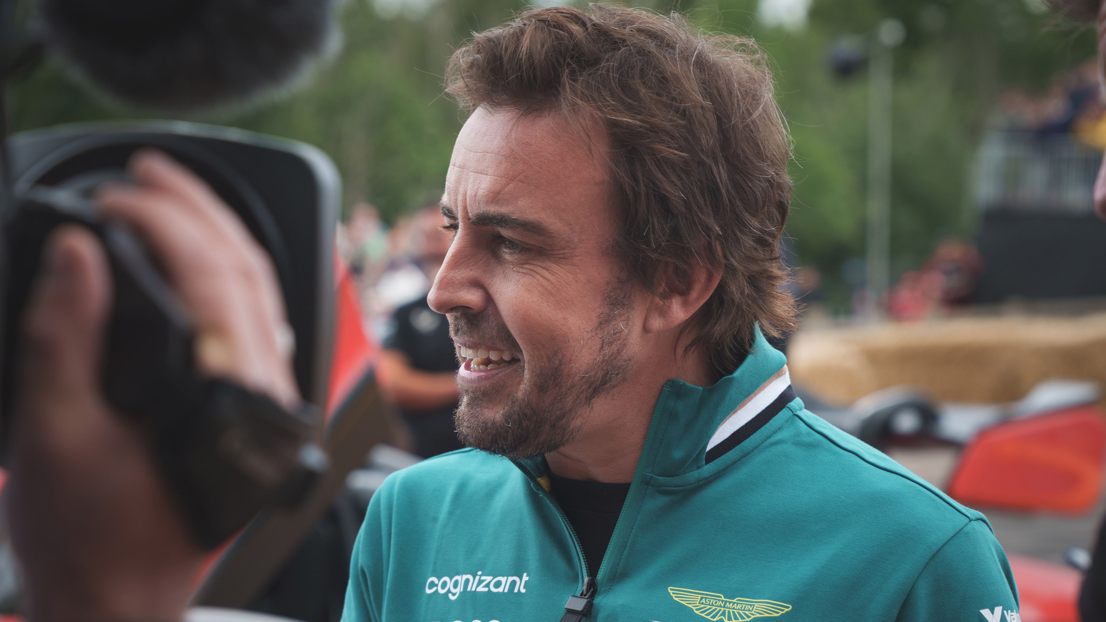 Fernando Alonso en el Festival de Goodwood 2024
