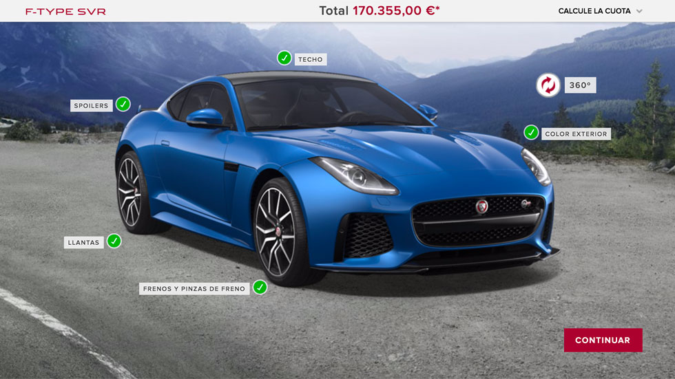 Configurador Jaguar