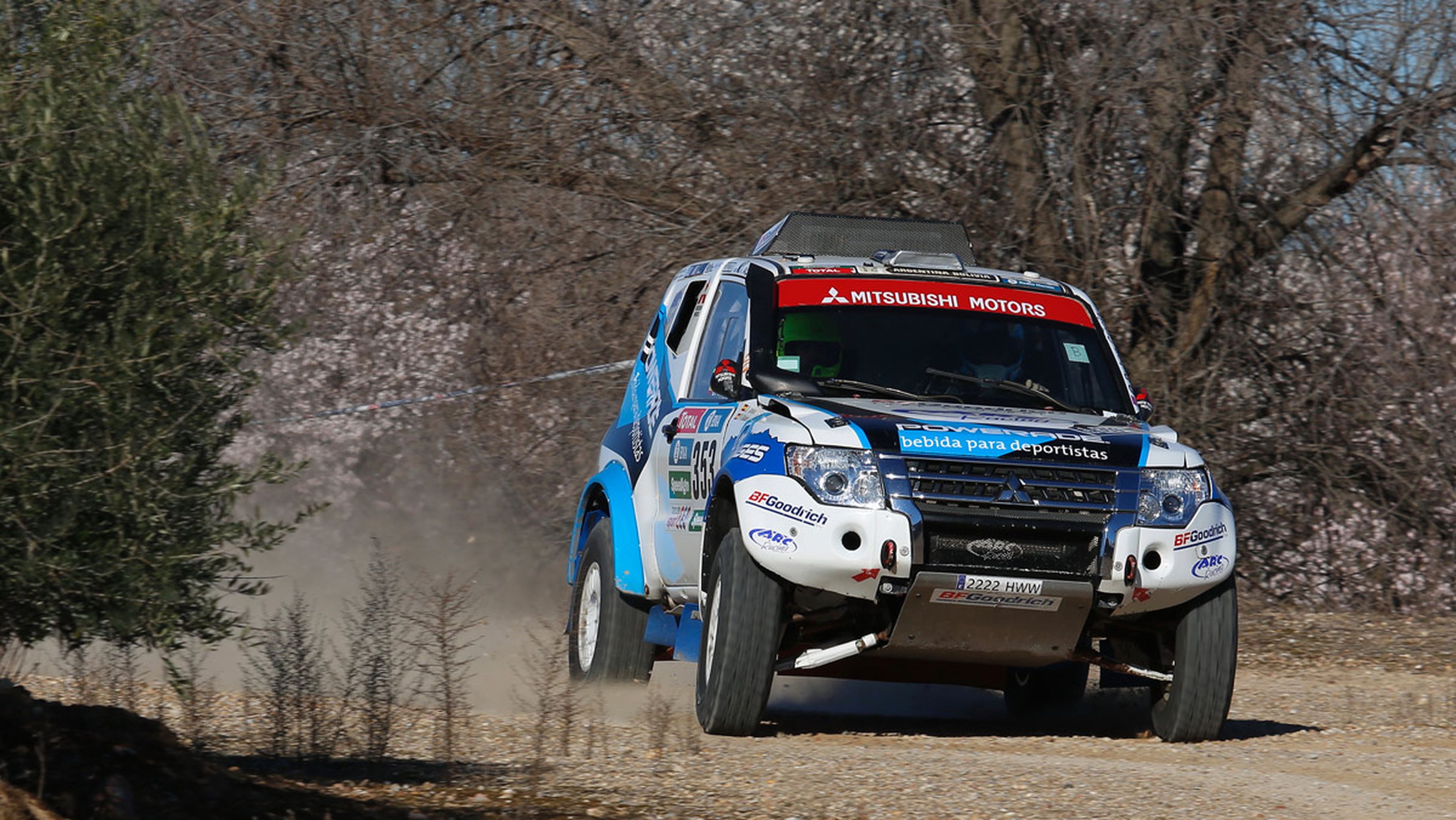 Este Mitsubishi Montero T3 ha logrado un buen resultado en su debut en el Dakar.