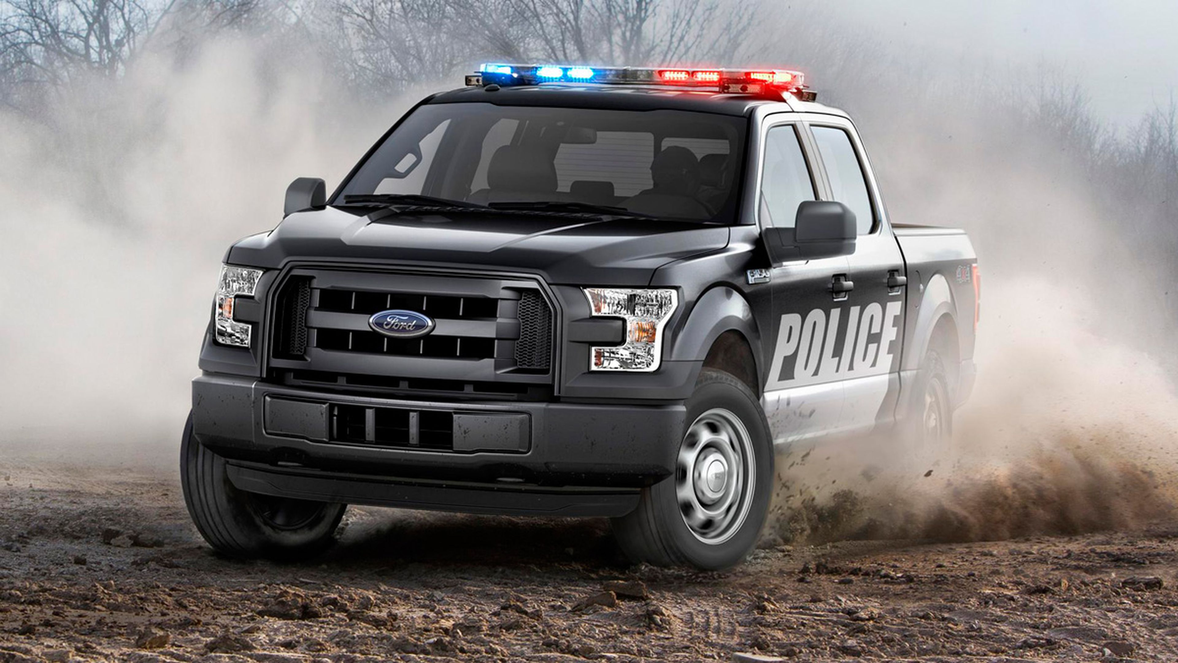 Ford F-150 Policía, frontal