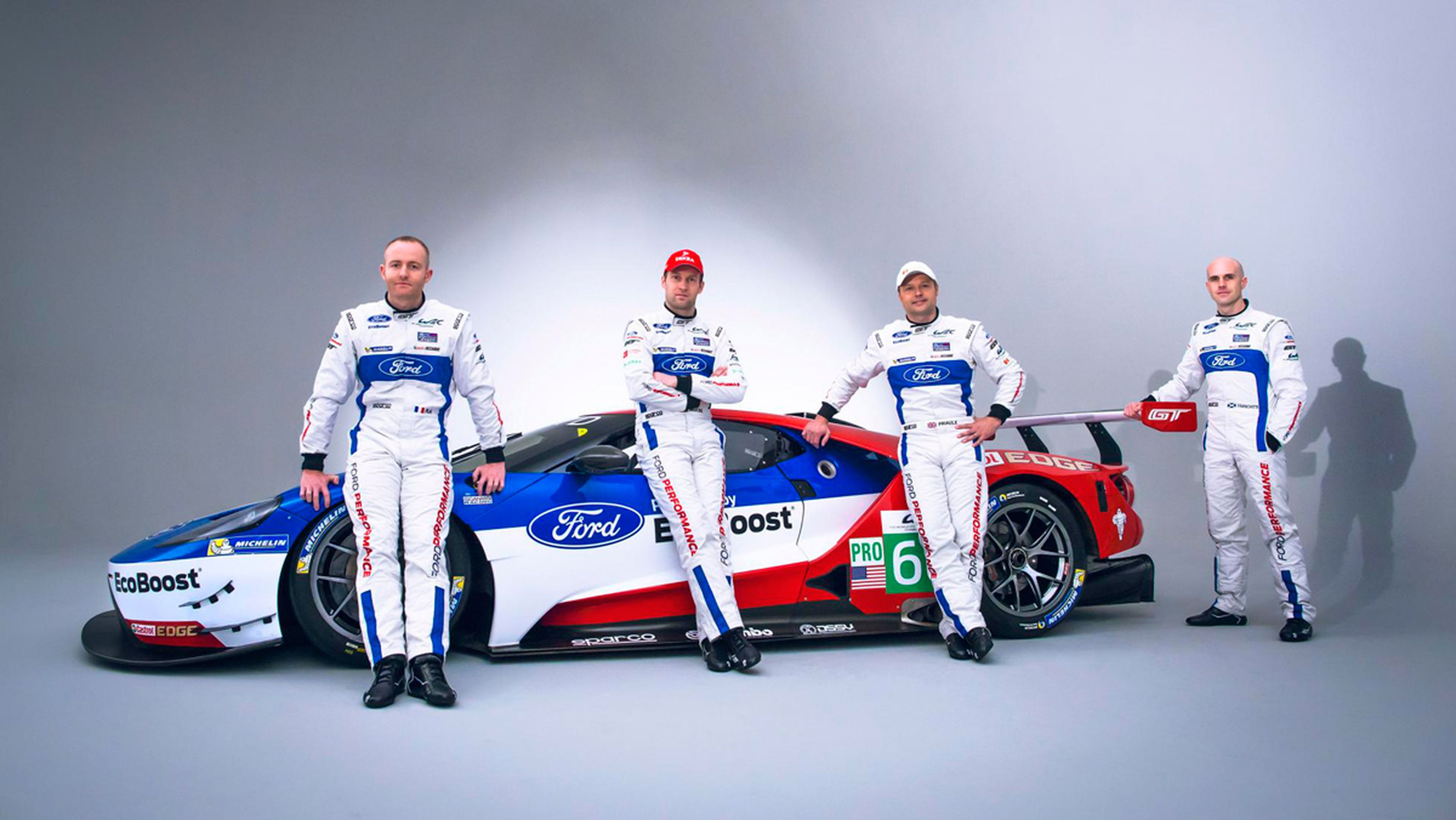 Priaulx, Franchitti, Pla y Mücke son los pilotos del Ford GT40.
