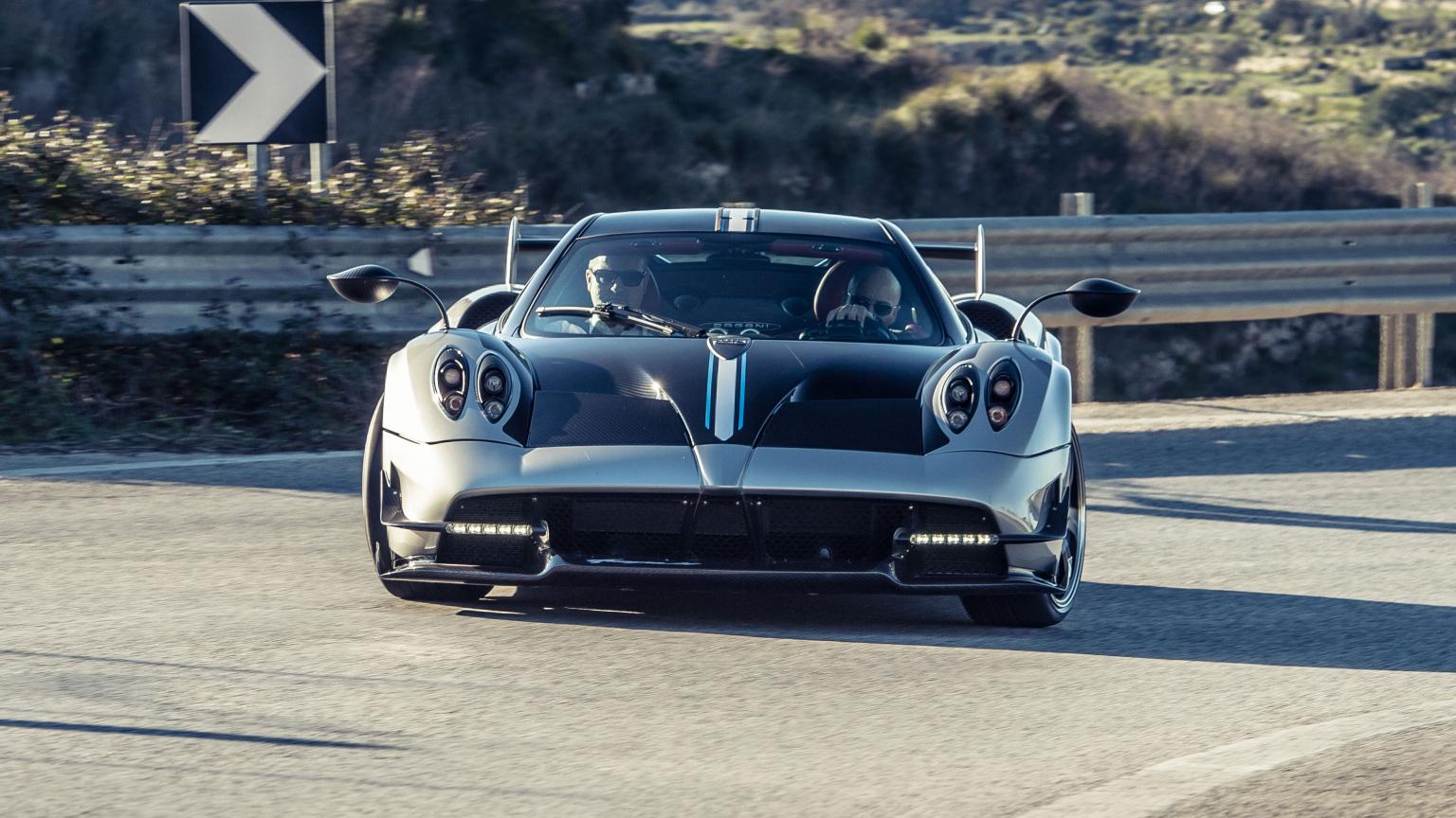 Pagani Huayra BC drift