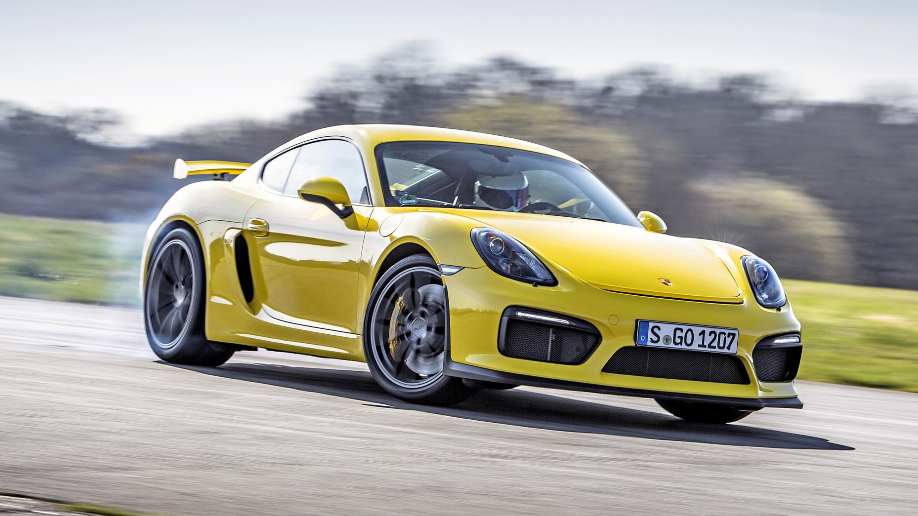 Porsche Cayman GT4 drift Porsche Cayman GT4: puede que no necesites nada más