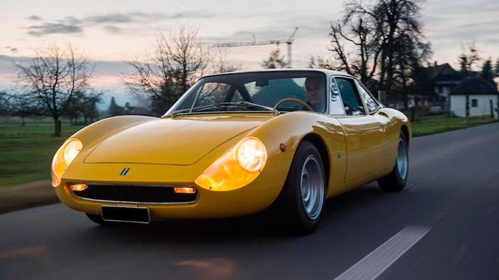 De Tomaso Vallelunga De Tomaso Vallelunga clásico amarillo