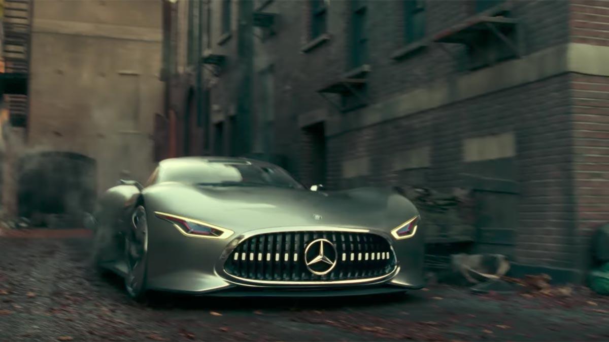 Este es el nuevo Mercedes de Batman. ¡Qué maldito! 