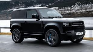 Land Rover Defender V8 motor deportivo potente lujo altas prestaciones britanico