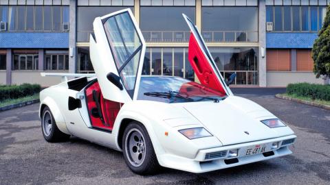 Lamborghini Countach, cambio dog leg Lamborghini Countach, cambio dog leg