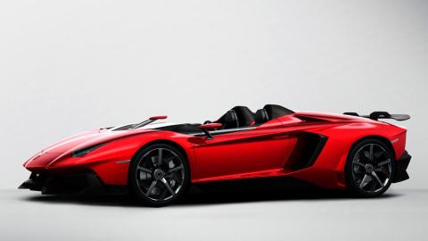 Lamborghini Aventador J lateral Lamborghini Aventador J lateral one off one-off