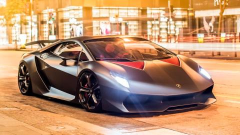 Lamborghini Sesto Elemento noche Lamborghini Sesto Elemento noche deportivo limitado