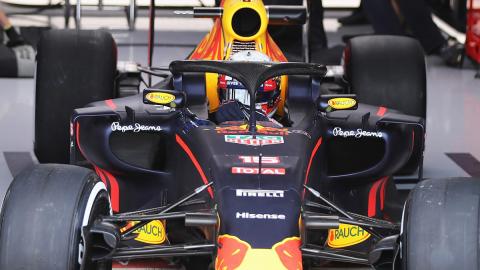 Red Bull ha probado el Halo en Silverstone Red Bull ha probado el Halo en Silverstone
