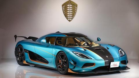 Koenigsegg Agera RSR azul Koenigsegg Agera RSR superdeportivo hyperdeportivo exclusivo lujoso potente fibra de carbono