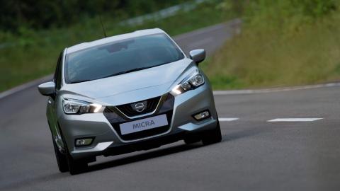 Nissan Micra 2017 frontal Nissan Micra 2017 utilitario japones nuevo ciudad coche