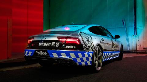 Audi S7 Sportback policía Audi S7 Sportback policía australia nueva gales sur pintura