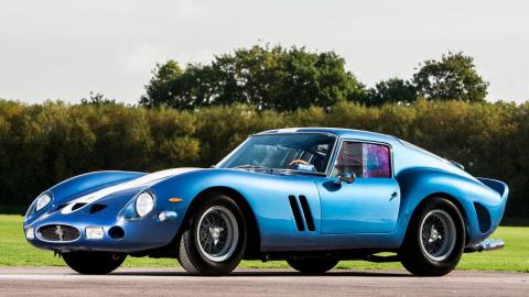Ferrari 250 GTO a la venta Blue Nart clásico caro joya