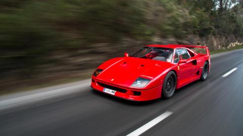 Prueba Ferrari F40 Prueba Ferrari F40 ABS control de tracción deportivo clasico