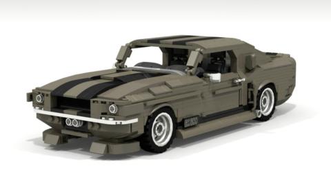 Shelby Mustang GT500 ‘Eleanor’ de Lego Shelby Mustang GT500 ‘Eleanor’ de Lego