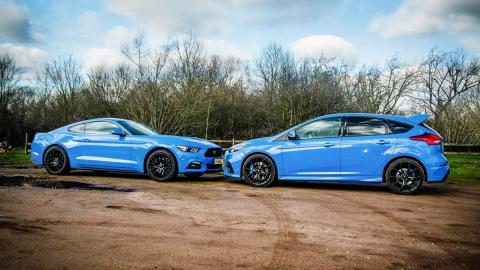 Ford Mustang GT o Ford Focus RS Ford Mustang GT o Ford Focus RS comparativa