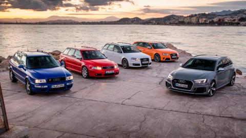 Audi RS4 historia generaciones avant deportivo