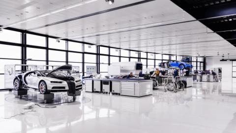 Fabricación Bugatti Chiron Fabricación Bugatti Chiron
