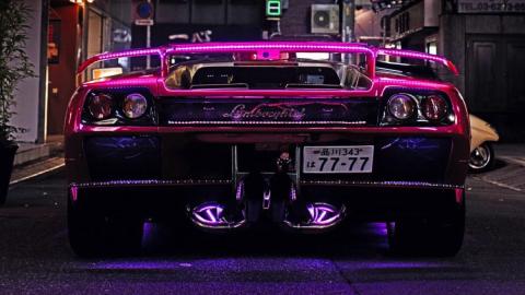 Lamborghini Diablo rosa Morohoshi Lamborghini Diablo rosa Morohoshi