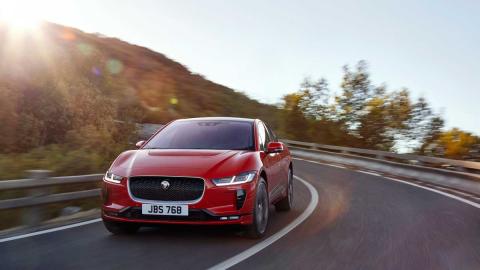 Nuevo Jaguar I-Pace delantera movimiento Nuevo Jaguar I-Pace